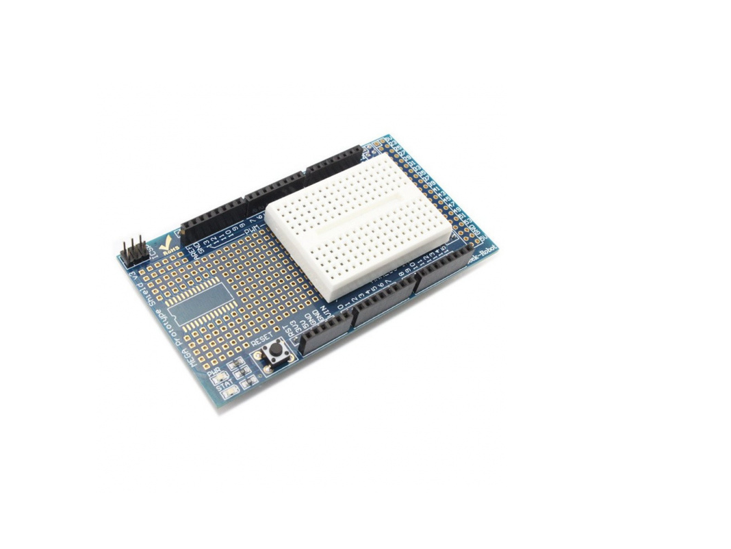 Prototype Shield V3 Mini Breadboard- Arduino Mega - Rajguru electronics