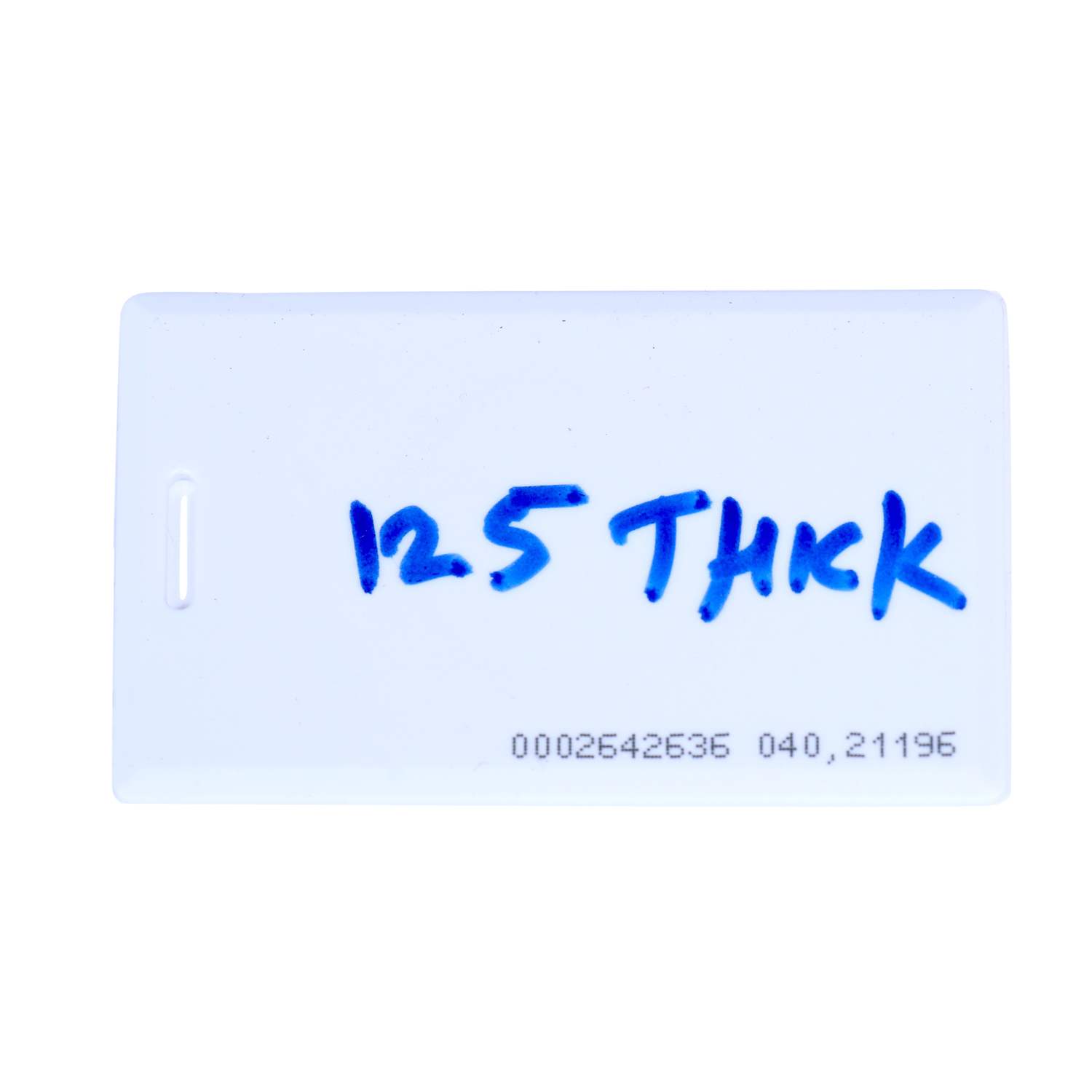 RFID 125KHz Thick RF Card/Tag with a basic VLF RFID Clamshell Card/Tag ...