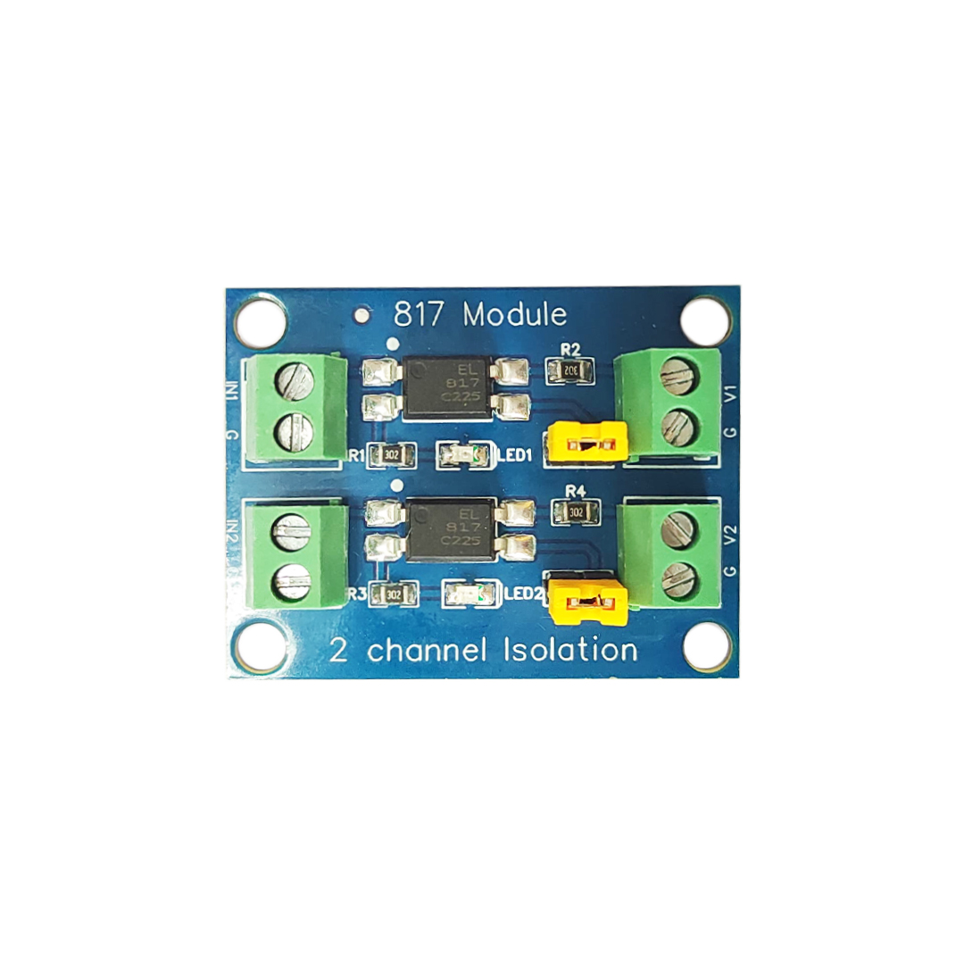 PC817 Optocoupler Module For Arduino – 2/4/8 Channel Optoisolator 3V-24V