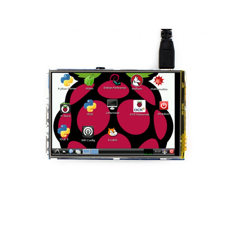 3 5 inch hdmi lcd a with case waveshare rajguru electronics