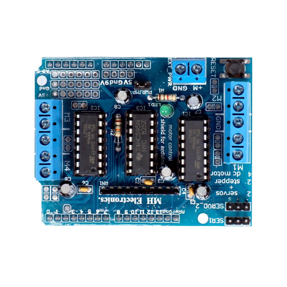 L293D Supplier | L293D motor driver shield to drive DC motors as well ...